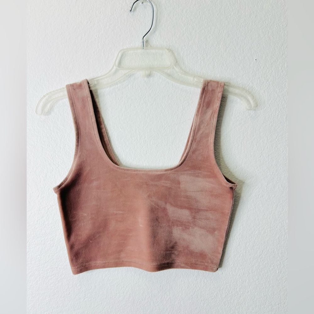 VELVET CROP TANK